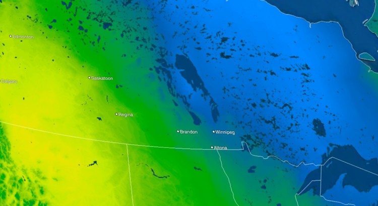 Cold Trough over Manitoba & Ontario