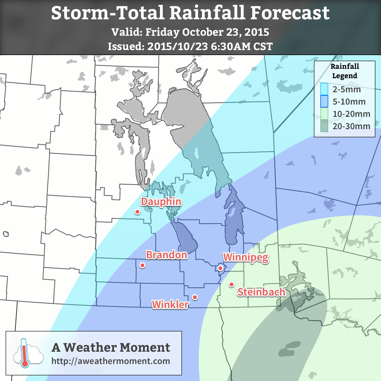 Storm-Total Rainfall Outlook