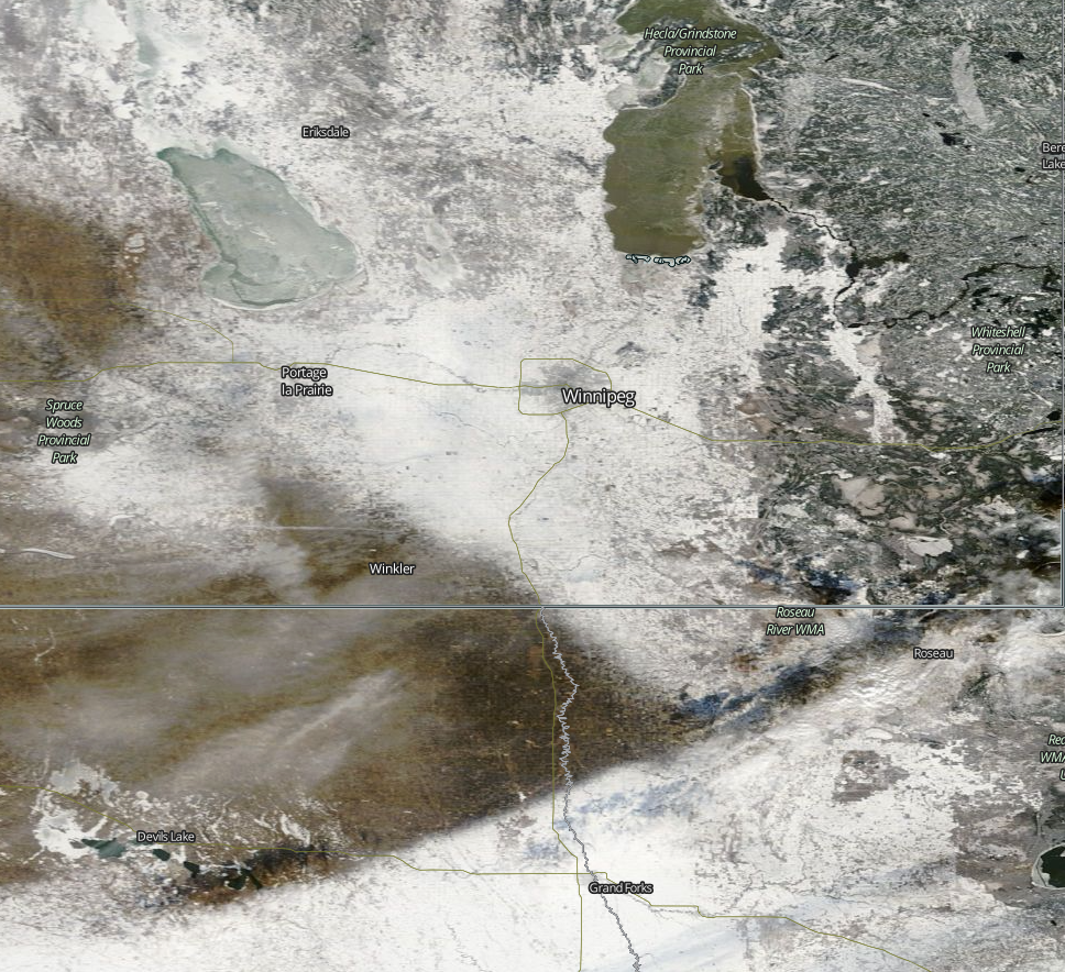 MODIS (Aqua) True Colour Satellite for December 3, 2015