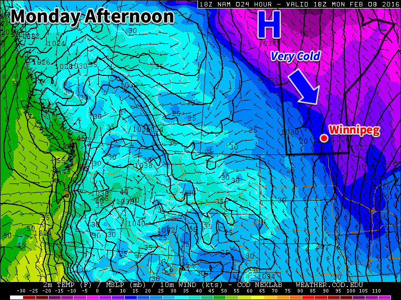 Colder weather is expected this week behind the weekend's departing low pressure system